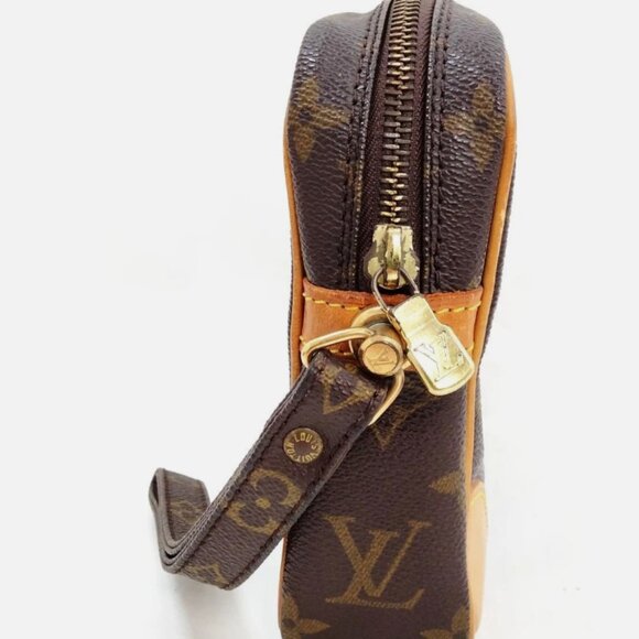 Louis Vuitton LV Clutch Marly Dragonne GM Brown Monogram UNISEX Man or Women - Picture 3 of 11